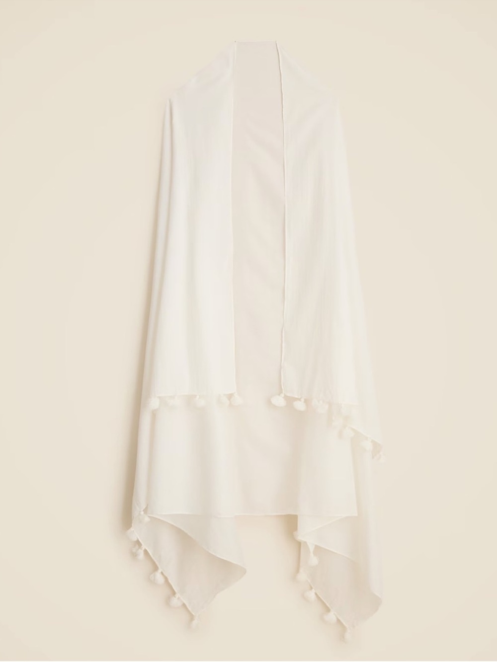 J. Crew Pom-Pom Sarong (one size, like new)